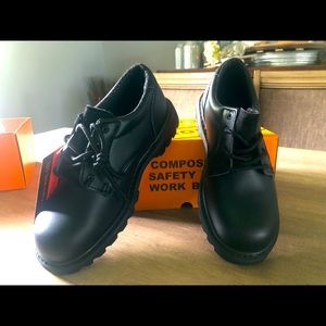 Men's Work Safety Leather Composite Steel Toe Boots